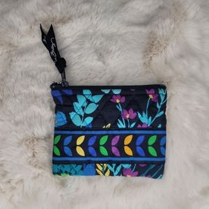 Vera Bradley Midnight Blues Mini Zip Pouch
